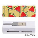 Pastel Watermelon Popsicle Memory Card Reader (Stick) Front