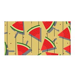 Pastel Watermelon Popsicle Satin Wrap 35  X 70  by ConteMonfrey