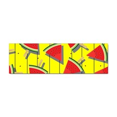 Yellow Watermelon Popsicle  Sticker (bumper) by ConteMonfrey