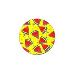 Yellow Watermelon Popsicle  Golf Ball Marker (4 Pack) by ConteMonfrey