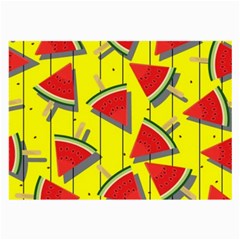 Yellow Watermelon Popsicle  Large Glasses Cloth by ConteMonfrey