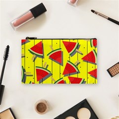 Yellow Watermelon Popsicle  Cosmetic Bag (small) by ConteMonfrey