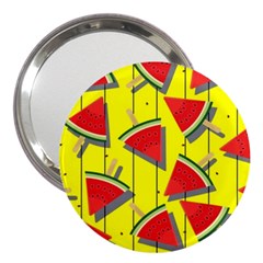 Yellow Watermelon Popsicle  3  Handbag Mirrors by ConteMonfrey