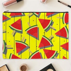 Yellow Watermelon Popsicle  Cosmetic Bag (xxxl) by ConteMonfrey