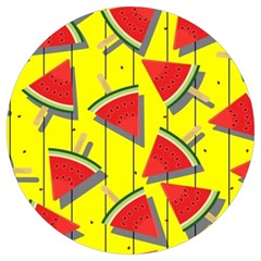 Yellow Watermelon Popsicle  Round Trivet by ConteMonfrey