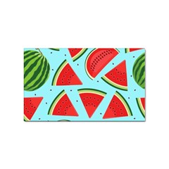 Blue Watermelon Sticker (rectangular) by ConteMonfrey