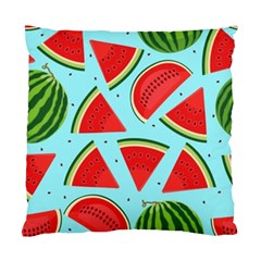 Blue Watermelon Standard Cushion Case (two Sides)