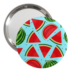 Blue Watermelon 3  Handbag Mirrors by ConteMonfrey