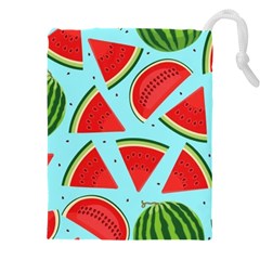 Blue Watermelon Drawstring Pouch (5xl) by ConteMonfrey