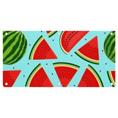 Blue Watermelon Banner And Sign 4  X 2  by ConteMonfrey