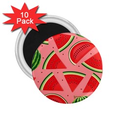 Red Watermelon  2 25  Magnets (10 Pack)  by ConteMonfrey