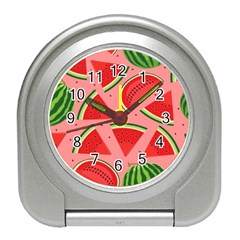 Red Watermelon  Travel Alarm Clock by ConteMonfrey