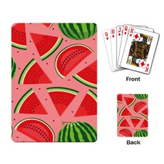 Red Watermelon  Playing Cards Single Design (rectangle) by ConteMonfrey