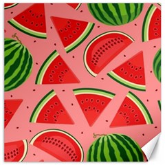 Red Watermelon  Canvas 12  X 12  by ConteMonfrey