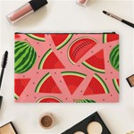 Red Watermelon  Cosmetic Bag (Large) Back