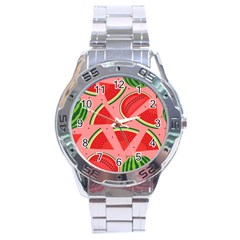 Red Watermelon  Stainless Steel Analogue Watch by ConteMonfrey