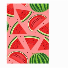 Red Watermelon  Large Garden Flag (two Sides) by ConteMonfrey