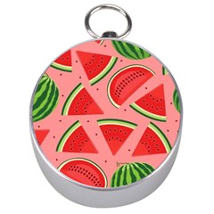 Red Watermelon  Silver Compasses by ConteMonfrey