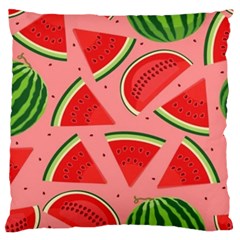 Red Watermelon  Standard Flano Cushion Case (two Sides) by ConteMonfrey