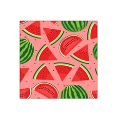 Red Watermelon  Satin Bandana Scarf 22  X 22  by ConteMonfrey