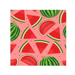 Red Watermelon  Square Satin Scarf (30  X 30 ) by ConteMonfrey