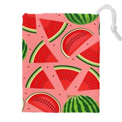 Red Watermelon  Drawstring Pouch (4xl) by ConteMonfrey