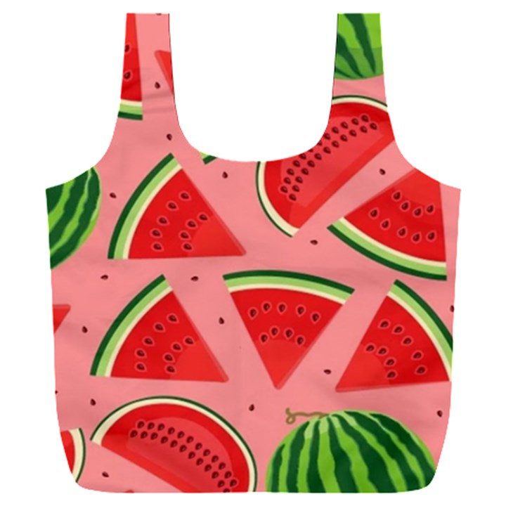 Red Watermelon  Full Print Recycle Bag (XXL)