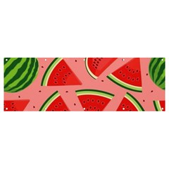 Red Watermelon  Banner And Sign 12  X 4  by ConteMonfrey