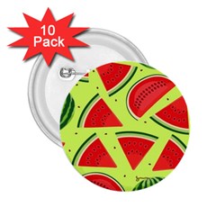 Pastel Watermelon   2 25  Buttons (10 Pack)  by ConteMonfrey