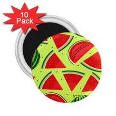 Pastel Watermelon   2 25  Magnets (10 Pack)  by ConteMonfrey