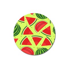 Pastel Watermelon   Magnet 3  (round) by ConteMonfrey