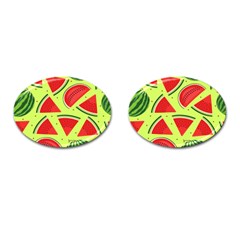 Pastel Watermelon   Cufflinks (oval) by ConteMonfrey