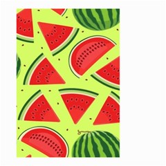 Pastel Watermelon   Small Garden Flag (two Sides) by ConteMonfrey