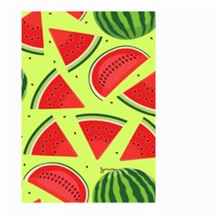 Pastel Watermelon   Large Garden Flag (two Sides) by ConteMonfrey