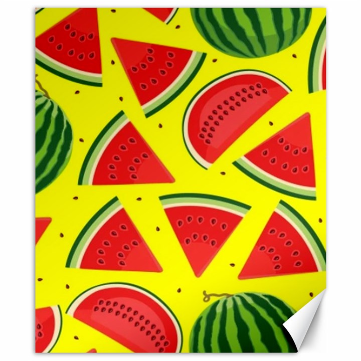 Yellow Watermelon   Canvas 8  x 10 