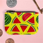 Yellow Watermelon   Mini Coin Purse Front