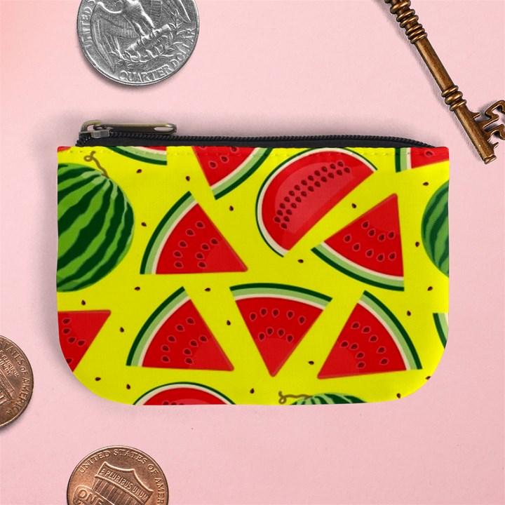 Yellow Watermelon   Mini Coin Purse