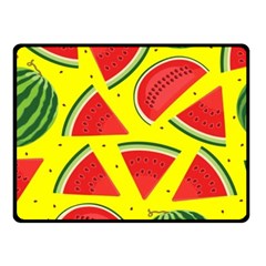 Yellow Watermelon   Fleece Blanket (small) by ConteMonfrey