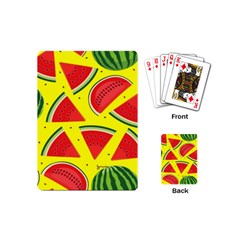 Yellow Watermelon   Playing Cards Single Design (mini) by ConteMonfrey