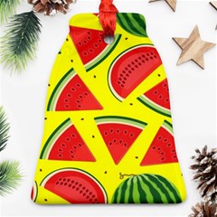 Yellow Watermelon   Bell Ornament (two Sides) by ConteMonfrey