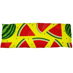 Yellow Watermelon   Body Pillow Case Dakimakura (two Sides) by ConteMonfrey