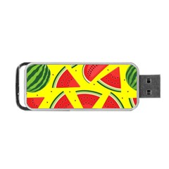 Yellow Watermelon   Portable Usb Flash (two Sides) by ConteMonfrey