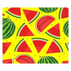 Yellow Watermelon   Double Sided Flano Blanket (small)  by ConteMonfrey