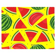 Yellow Watermelon   Double Sided Flano Blanket (medium)  by ConteMonfrey