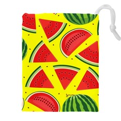 Yellow Watermelon   Drawstring Pouch (4xl) by ConteMonfrey