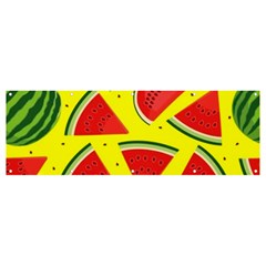 Yellow Watermelon   Banner And Sign 12  X 4  by ConteMonfrey