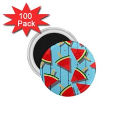 Blue Watermelon Popsicle  1 75  Magnets (100 Pack)  by ConteMonfrey