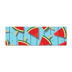 Blue Watermelon Popsicle  Sticker (bumper)