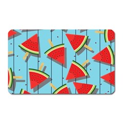 Blue Watermelon Popsicle  Magnet (Rectangular)