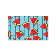 Blue Watermelon Popsicle  Sticker Rectangular (10 pack)